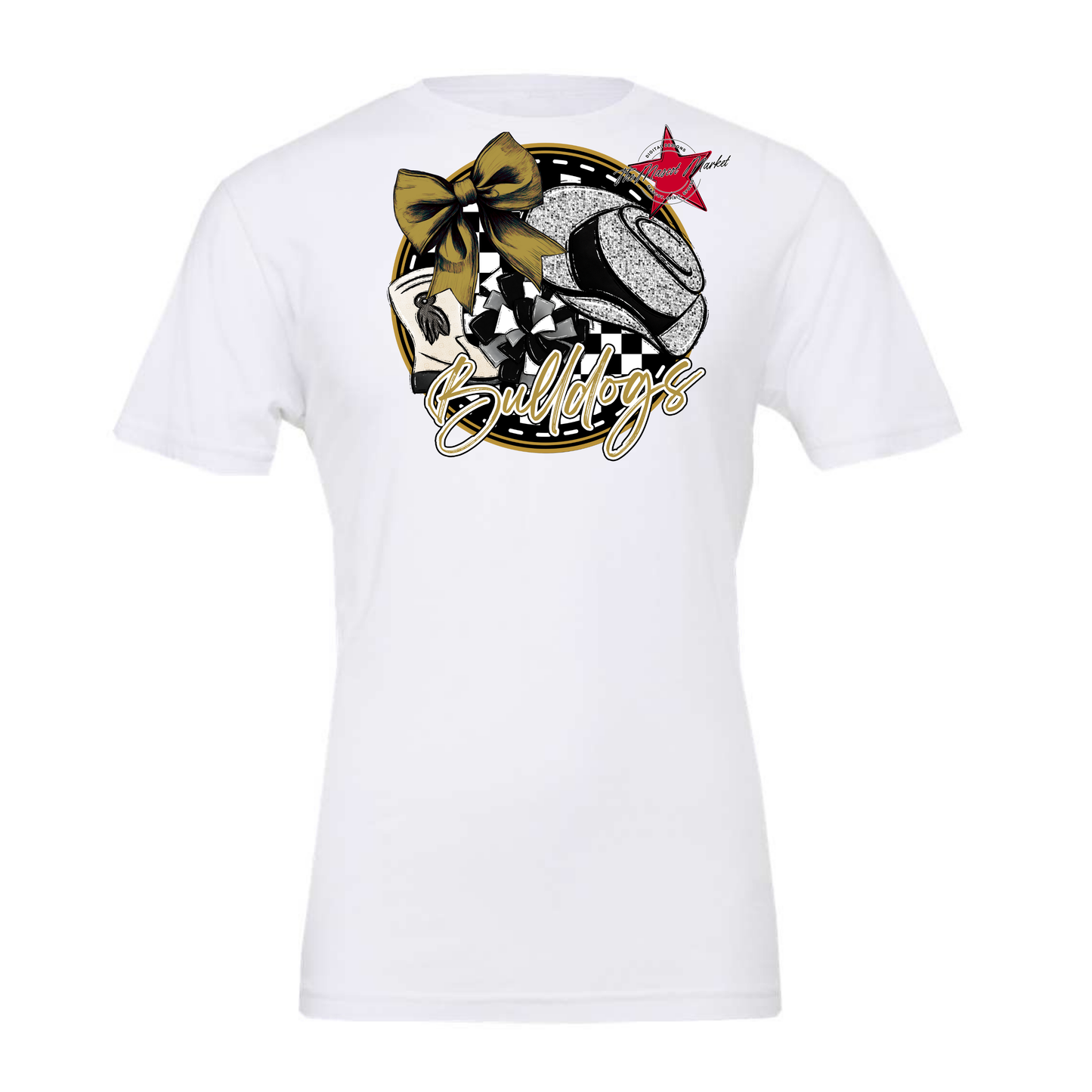 Bulldogs Circle Drillteam Design-Gold