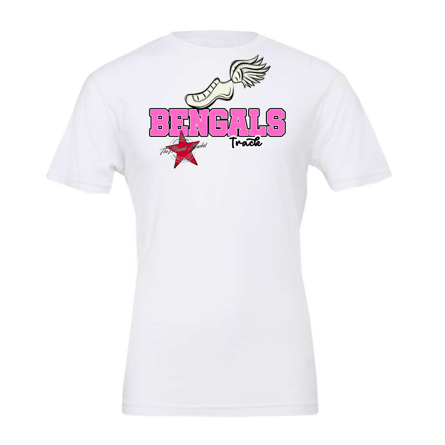 Bengals Varsity Track-Baby Pink
