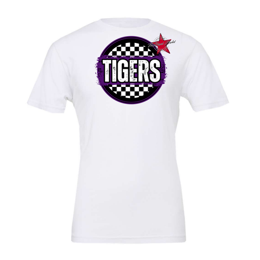 Tigers Circle Frame-Purple