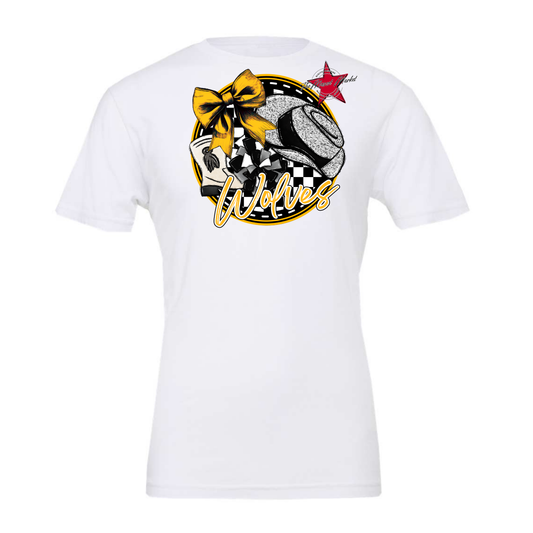 Wolves Circle Drillteam Design-Yellow