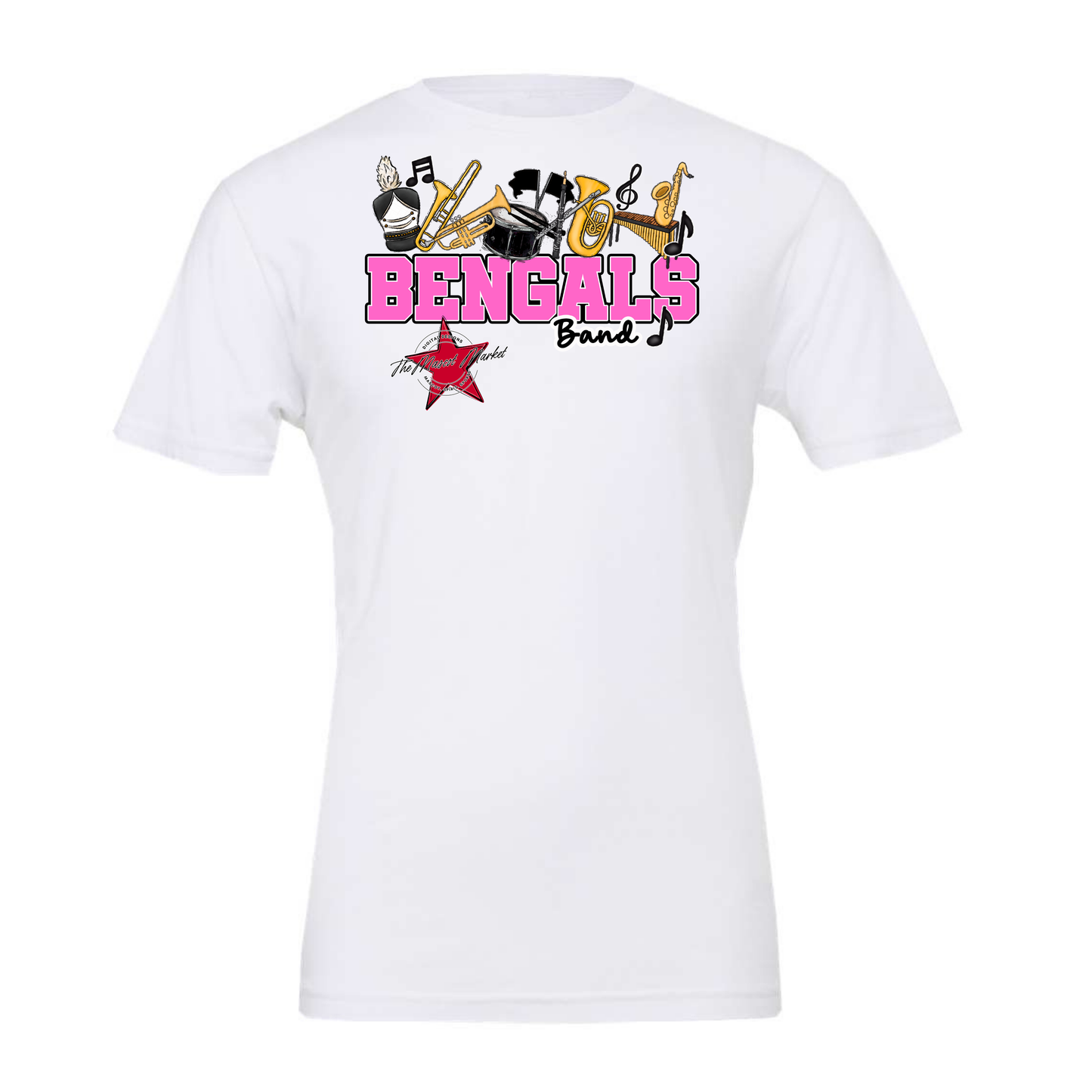 Bengals Varsity Band-Baby Pink