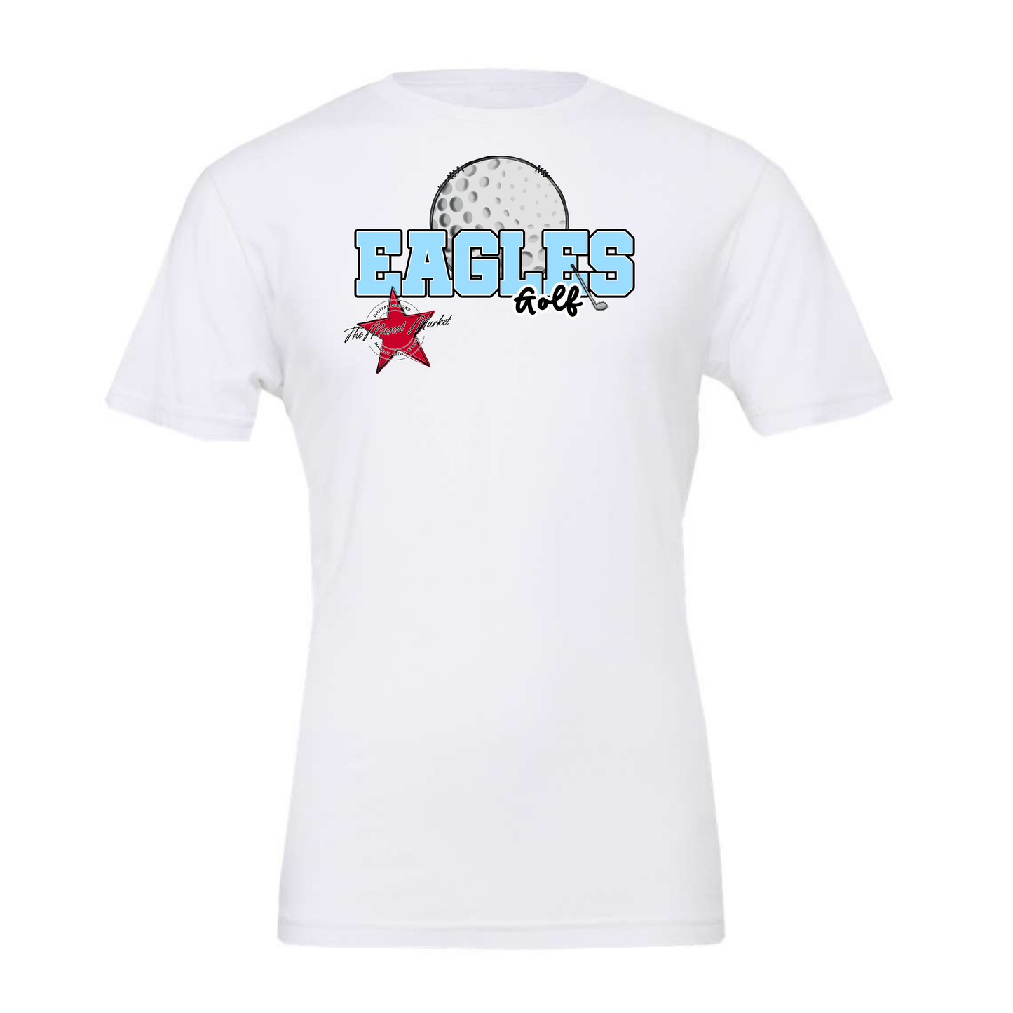 Eagles Varsity Golf Design-Columbia Blue