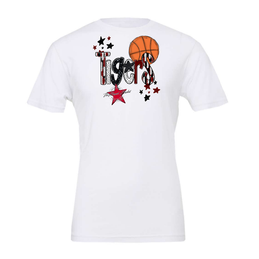 Tigers Basketball Scrape-Maroon