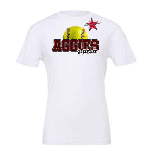 Aggies Varsity Softball Design-Maroon
