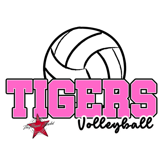 Tigers Varsity Volleyball-Baby Pink