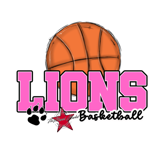 Lions Varsity Basketball-Baby Pink