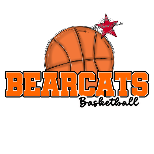 Bearcats Varsity Basketball Design-Orange