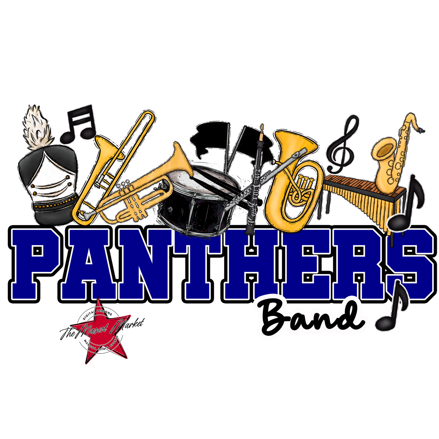 Panthers Varsity Band-Blue