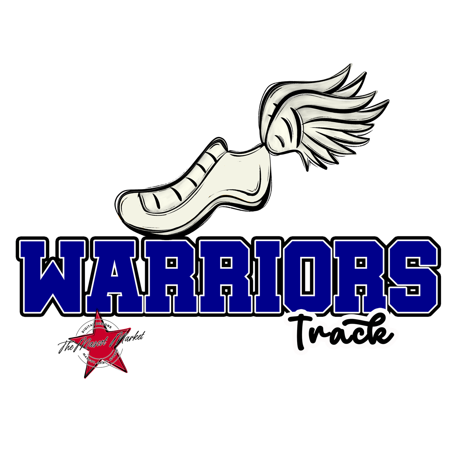 Warriors Varsity Track-Blue