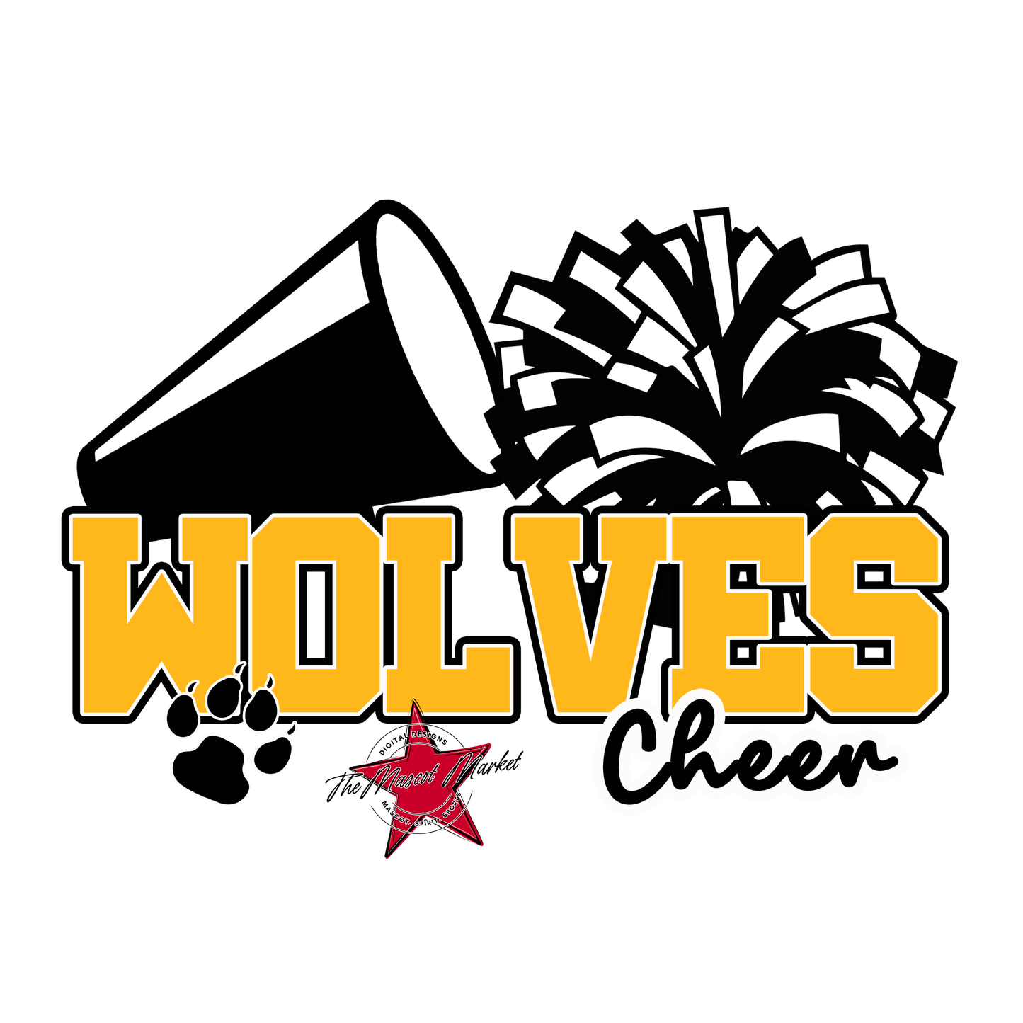 Wolves Varsity Cheer-Yellow