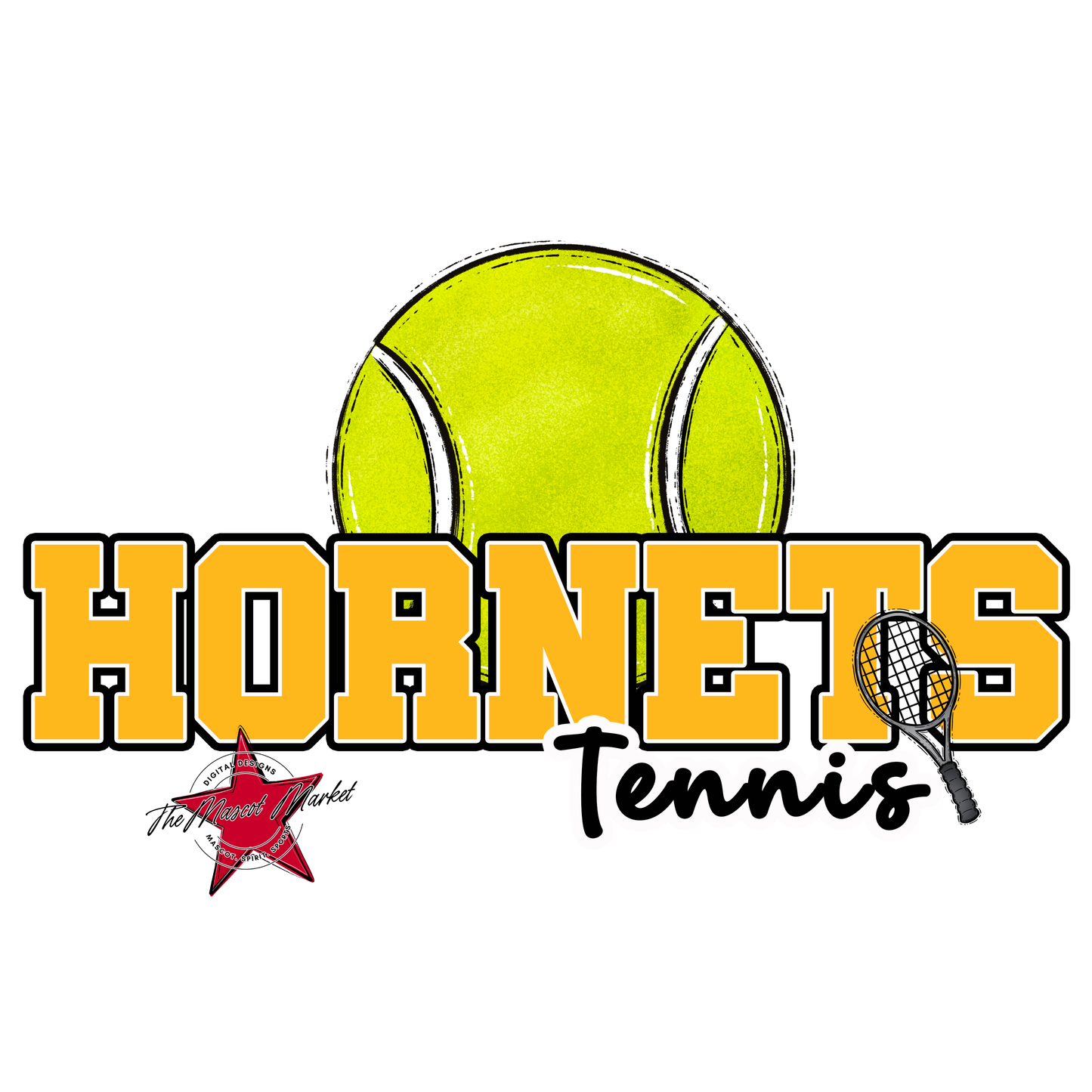 Hornets Varsity Tennis-Yellow