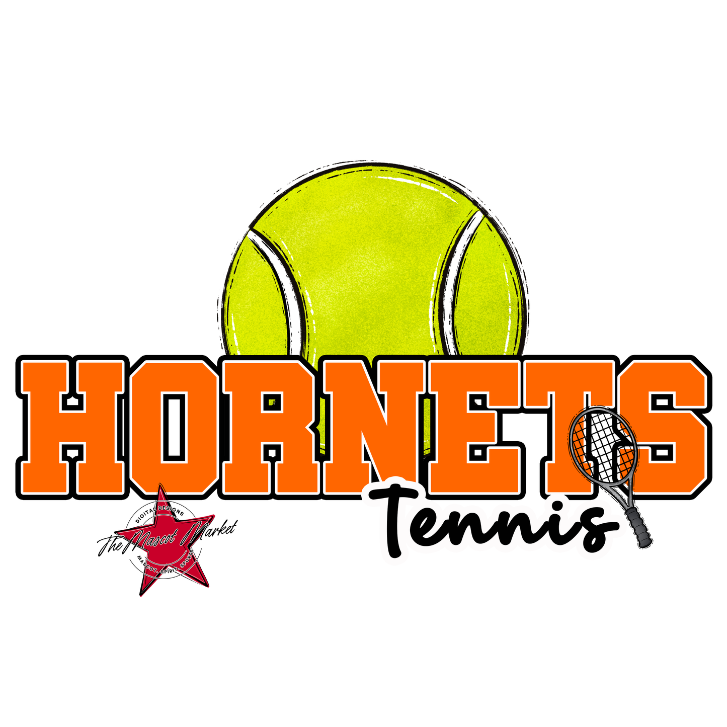 Hornets Varsity Tennis-Orange