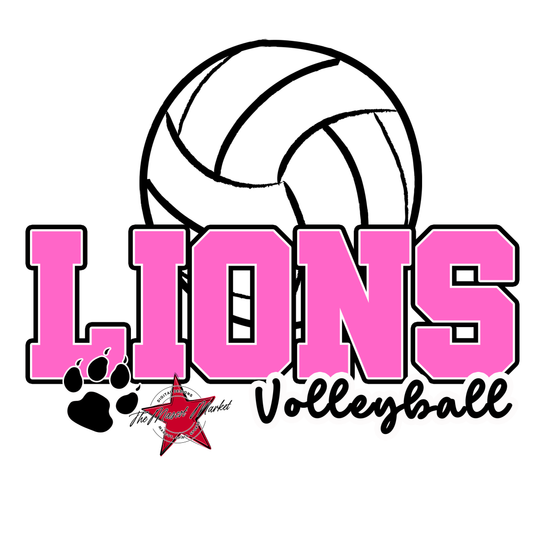 Lions Varsity Volleyball-Baby Pink