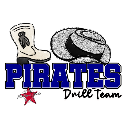Pirates Varsity Drillteam-Blue