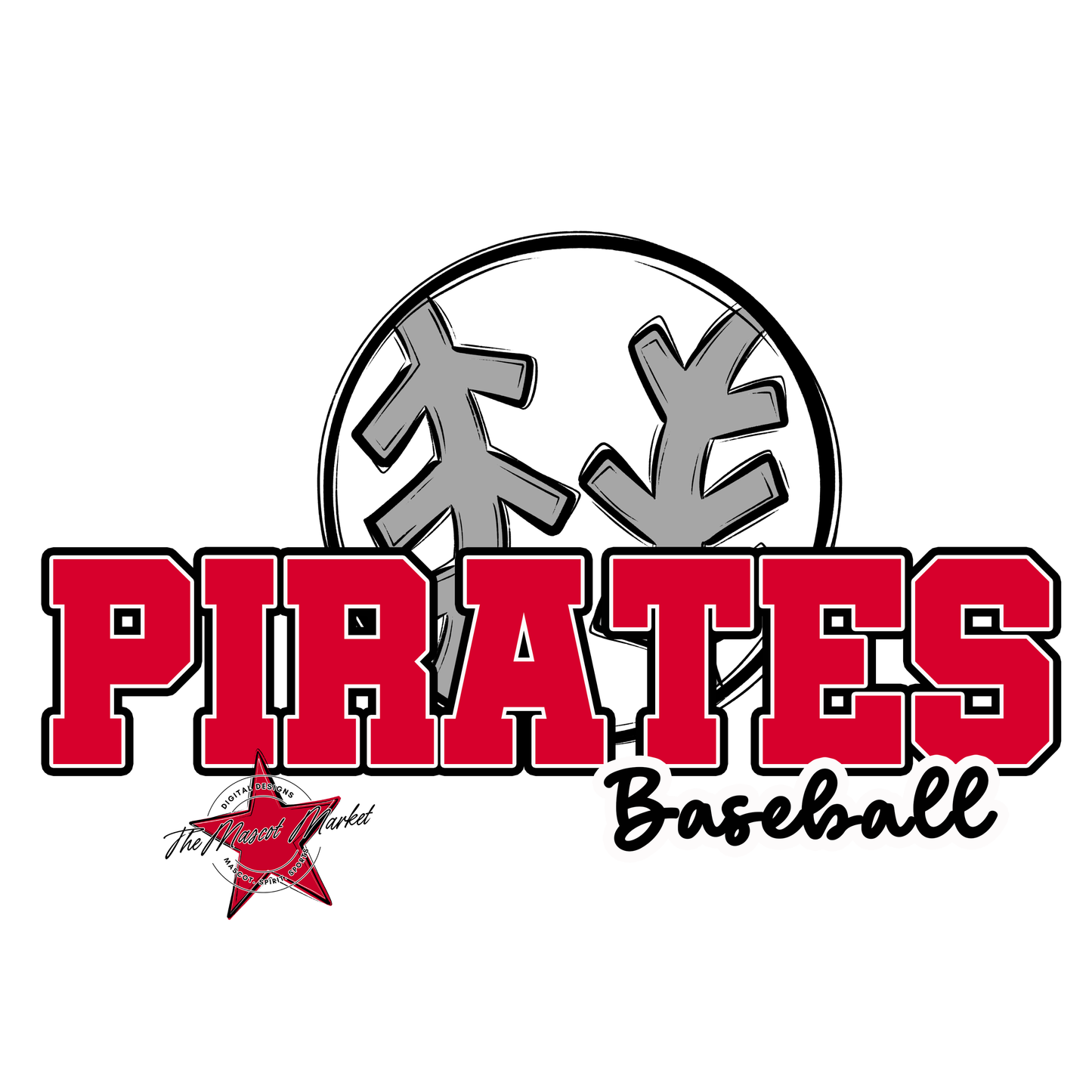 Pirates Varsity Baseball-Red