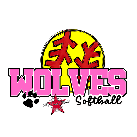 Wolves Varsity Softball-Baby Pink