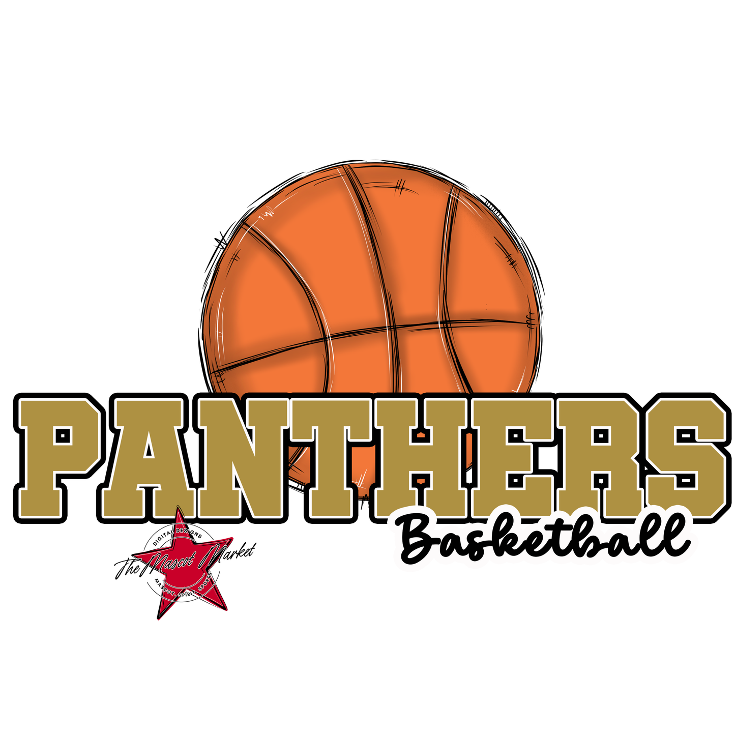 Panthers Varsity Basketball-Gold