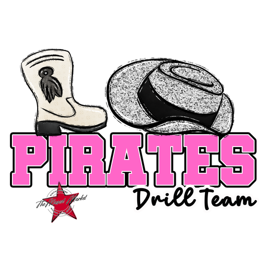 Pirates Varsity Drillteam-Baby Pink