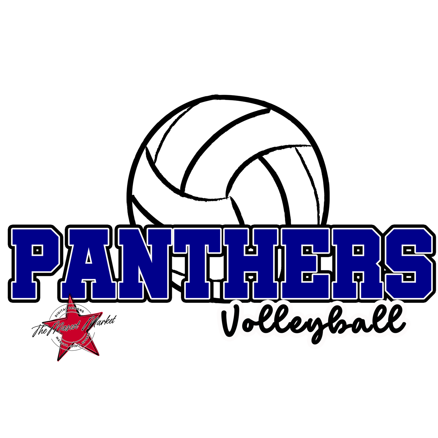 Panthers Varsity Volleyball-Blue