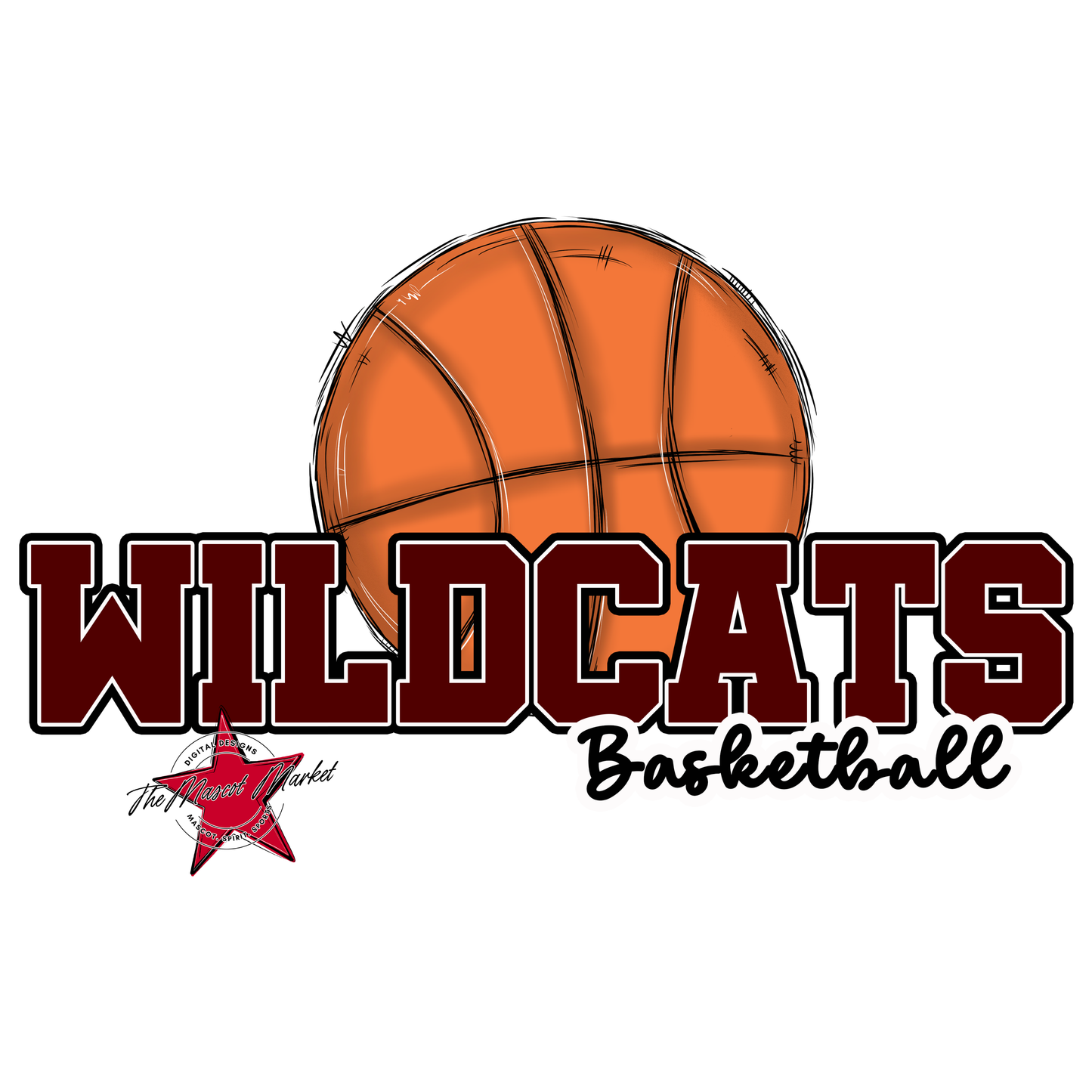 Wildcats Varsity Basketball-Maroon