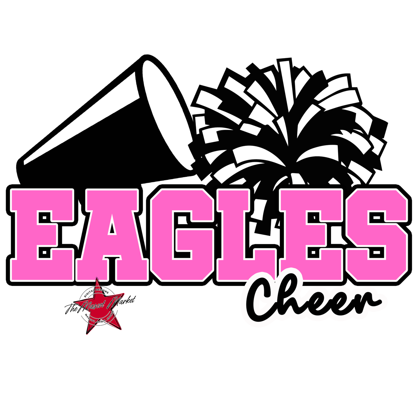 Eagles Varsity Cheer Design-Baby Pink
