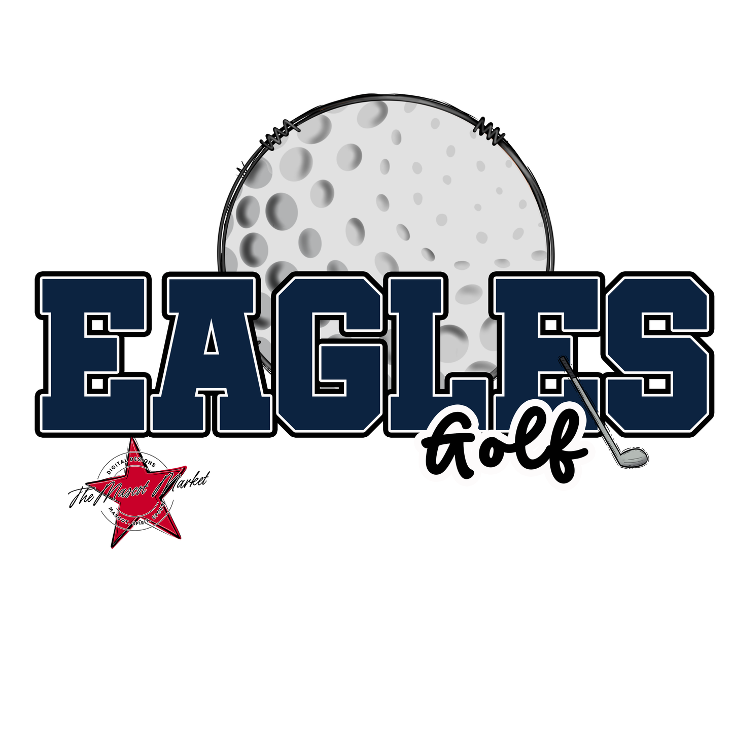 Eagles Varsity Golf Design-Navy