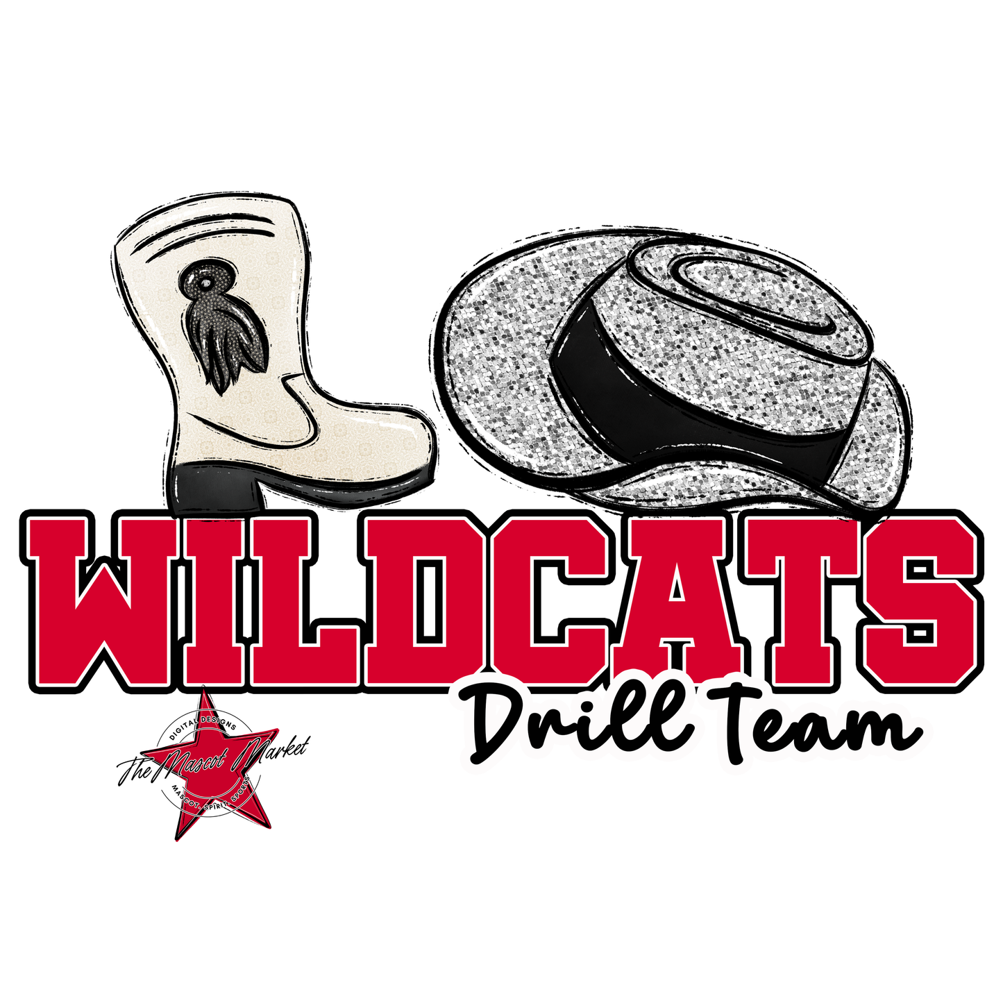 Wildcats Varsity Drillteam-Red