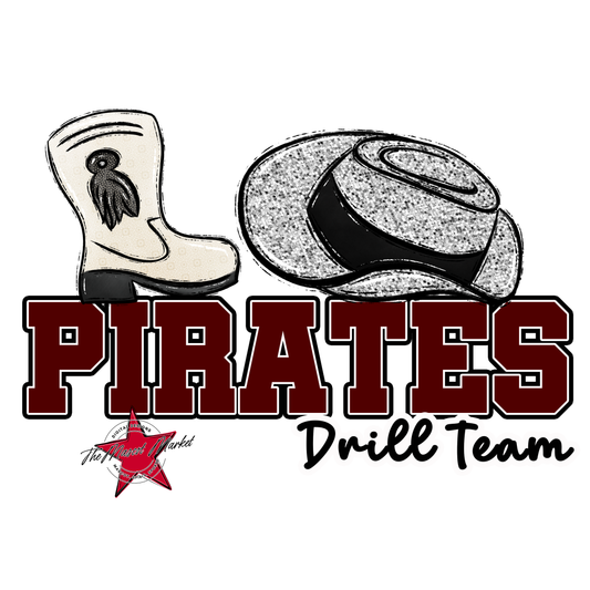 Pirates Varsity Drillteam-Maroon