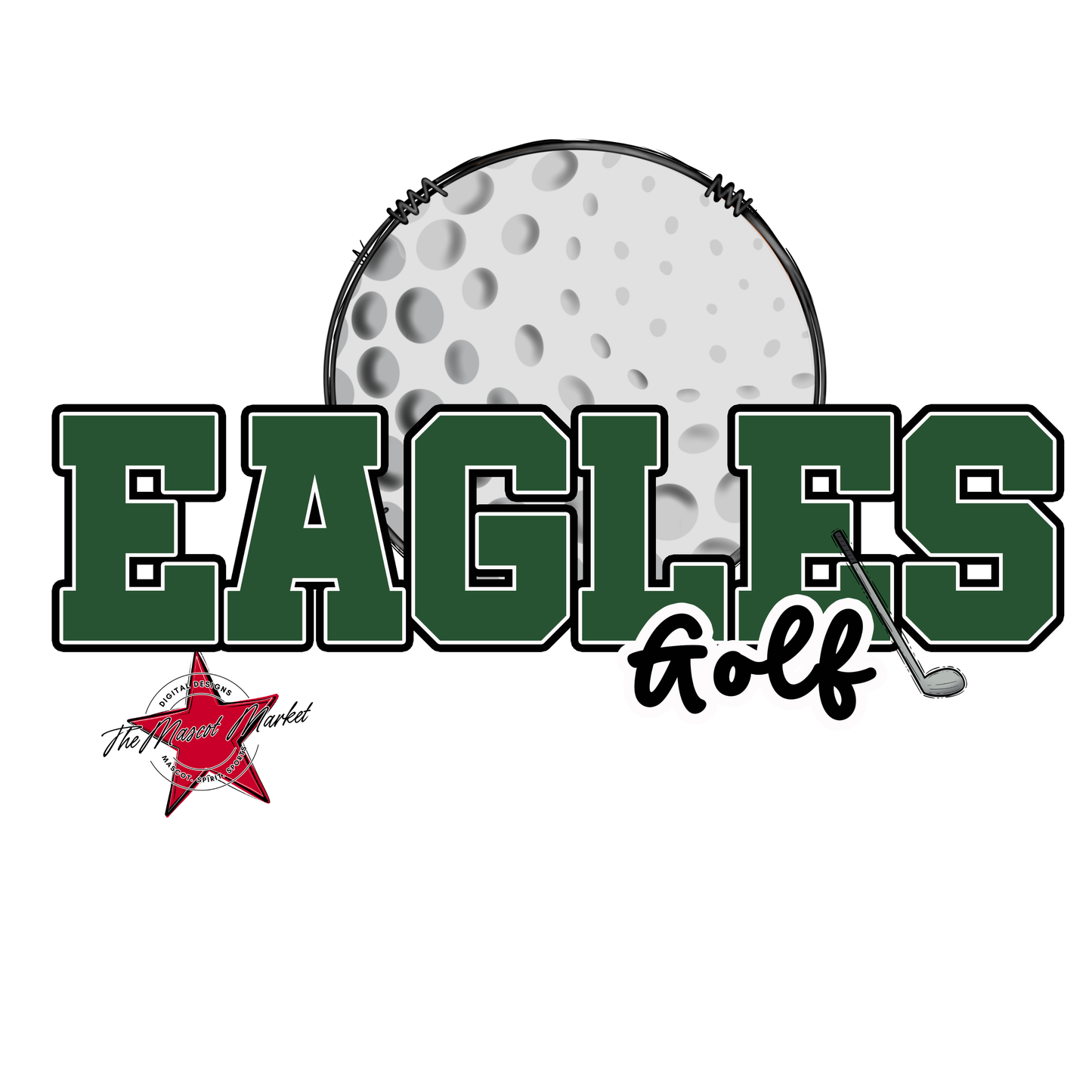 Eagles Varsity Golf Design-Green