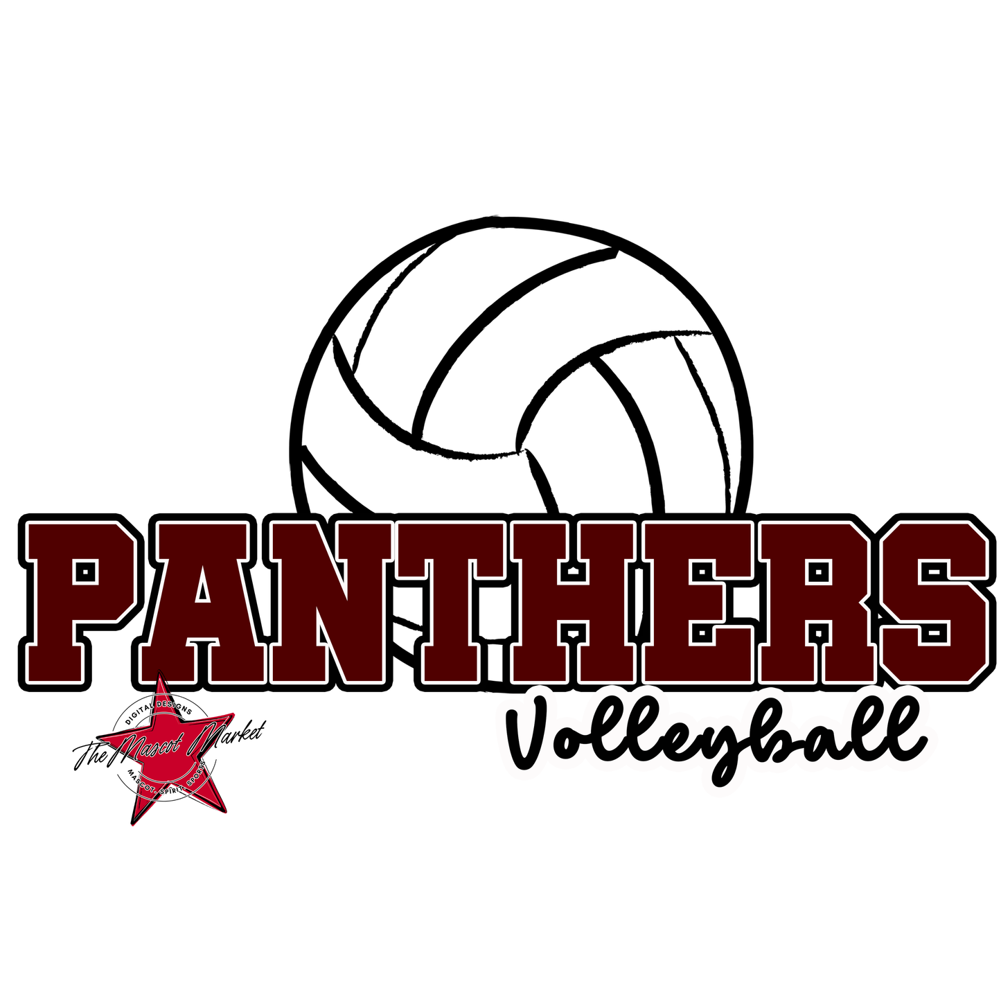 Panthers Varsity Volleyball-Maroon
