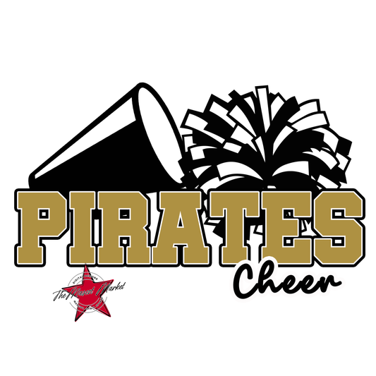 Pirates Varsity Cheer-Gold