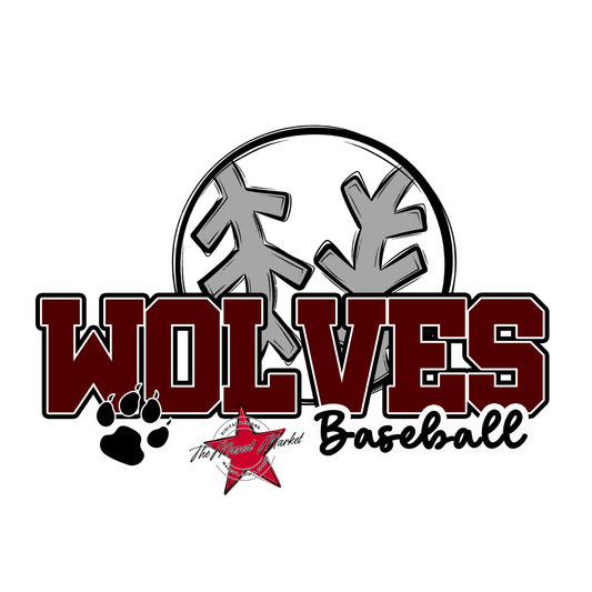 Wolves Varsity Baseball-Maroon