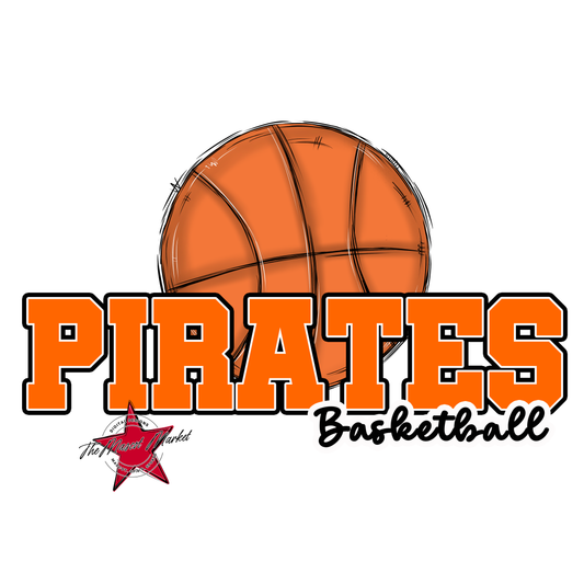 Pirates Varsity Basketball-Orange