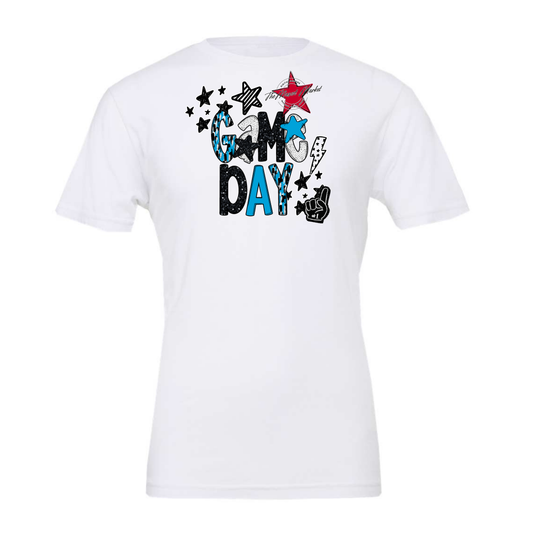 Game Day Scrape Design-Carolina Blue