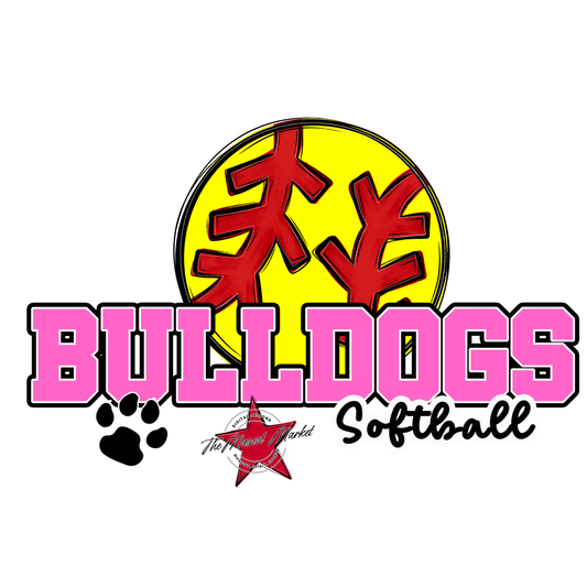 Bulldogs Varsity Softball-Baby Pink