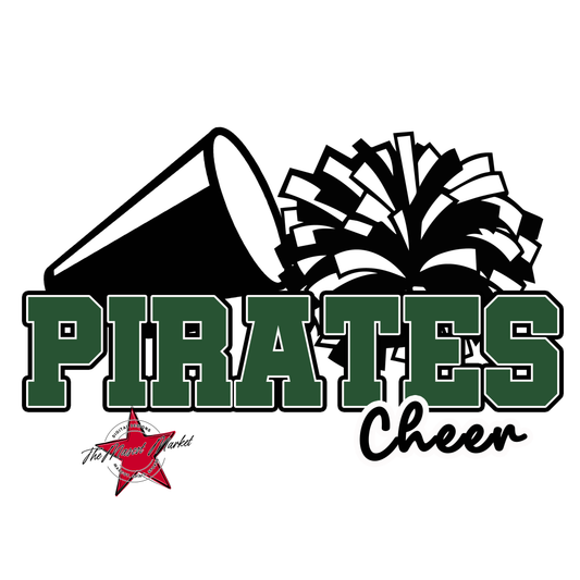 Pirates Varsity Cheer-Green