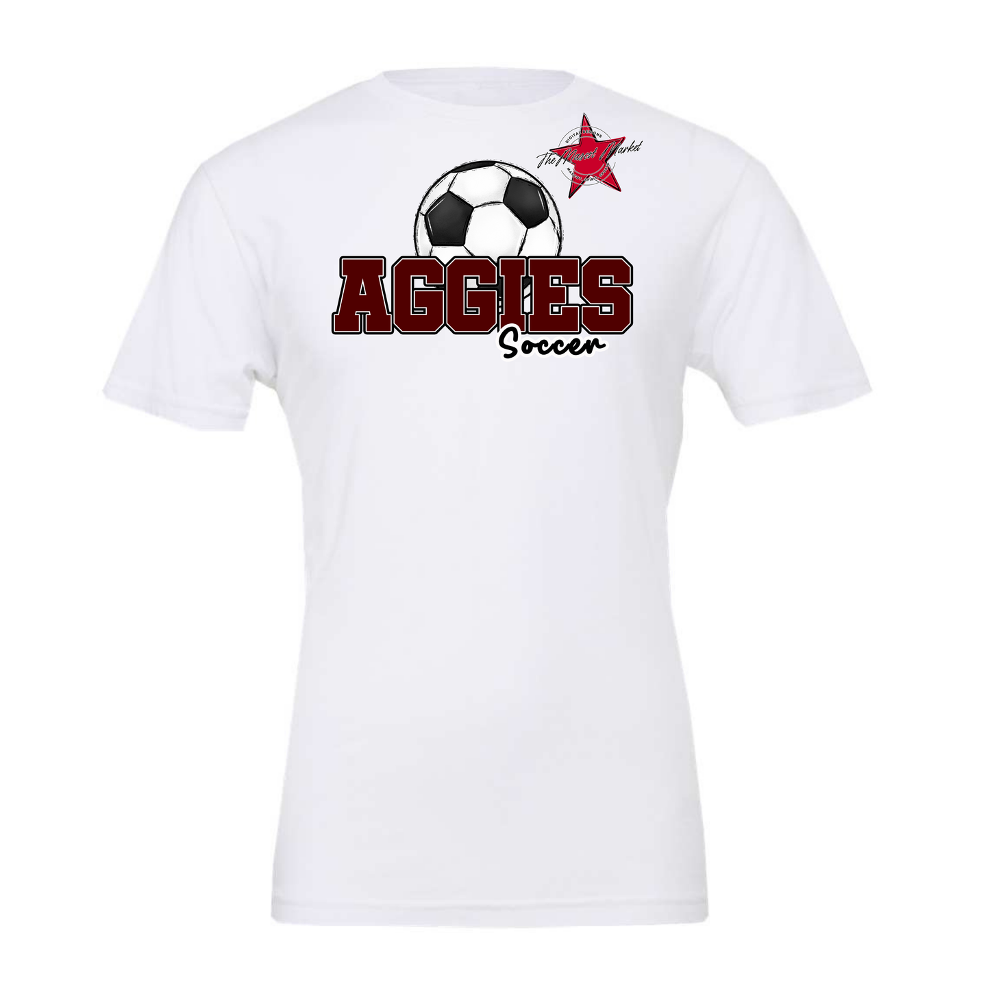 Aggies Varsity Soccer Design-Maroon
