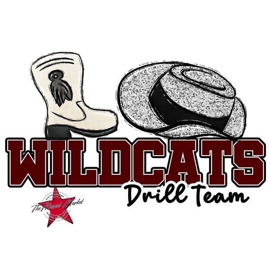 Wildcats Varsity Drillteam-Maroon
