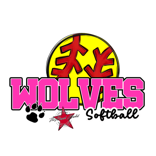 Wolves Varsity Softball-Pink