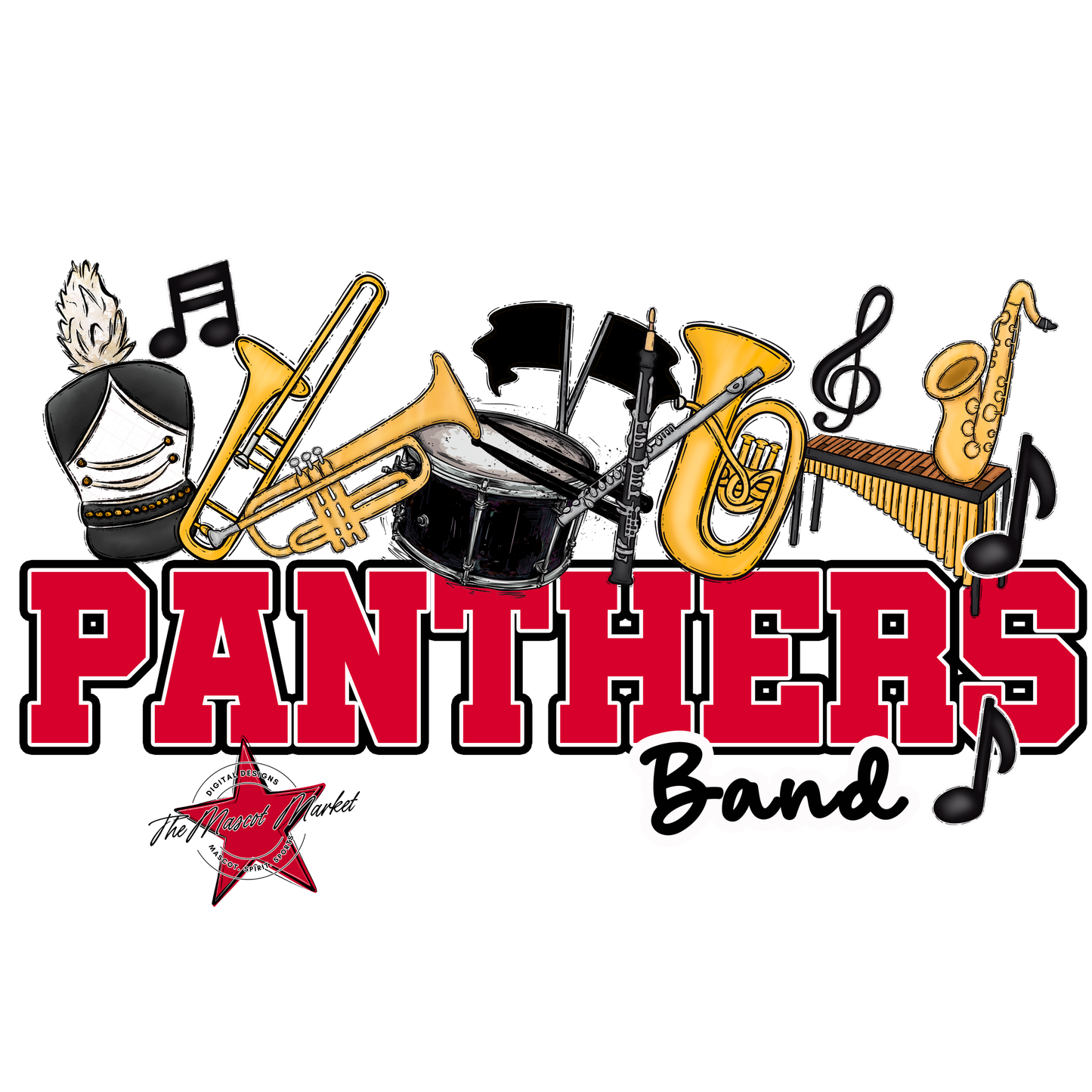 Panthers Varsity Band-Red