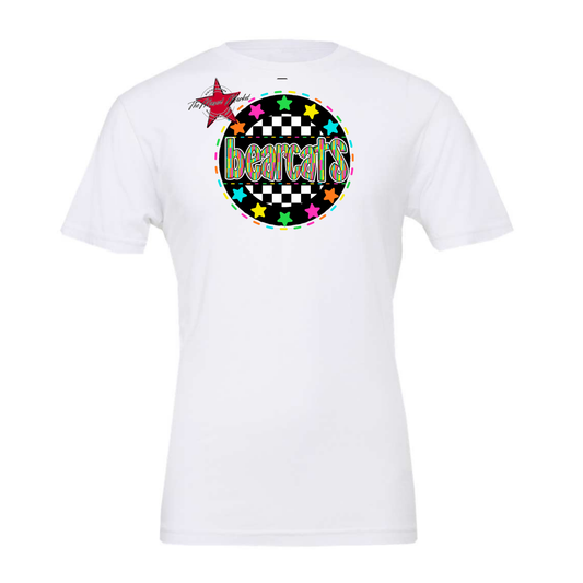 Bearcats Circle Stars Design-Neon