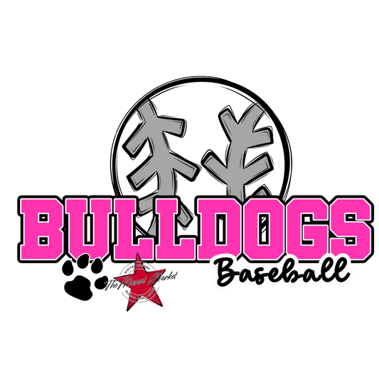 Bulldogs Varsity Baseball-Pink