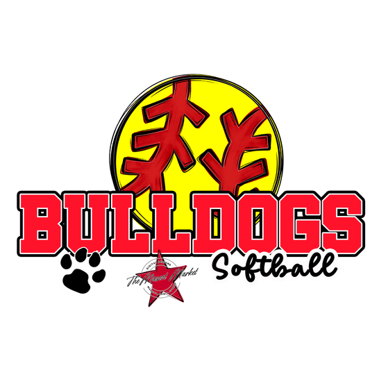 Bulldogs Varsity Softball-Bright Red