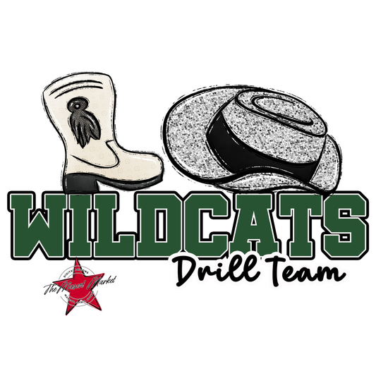 Wildcats Varsity Drillteam-Green