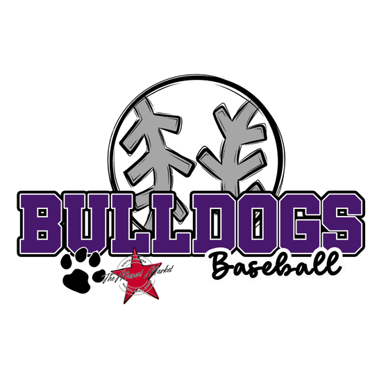 Bulldogs Varsity Baseball-Purple