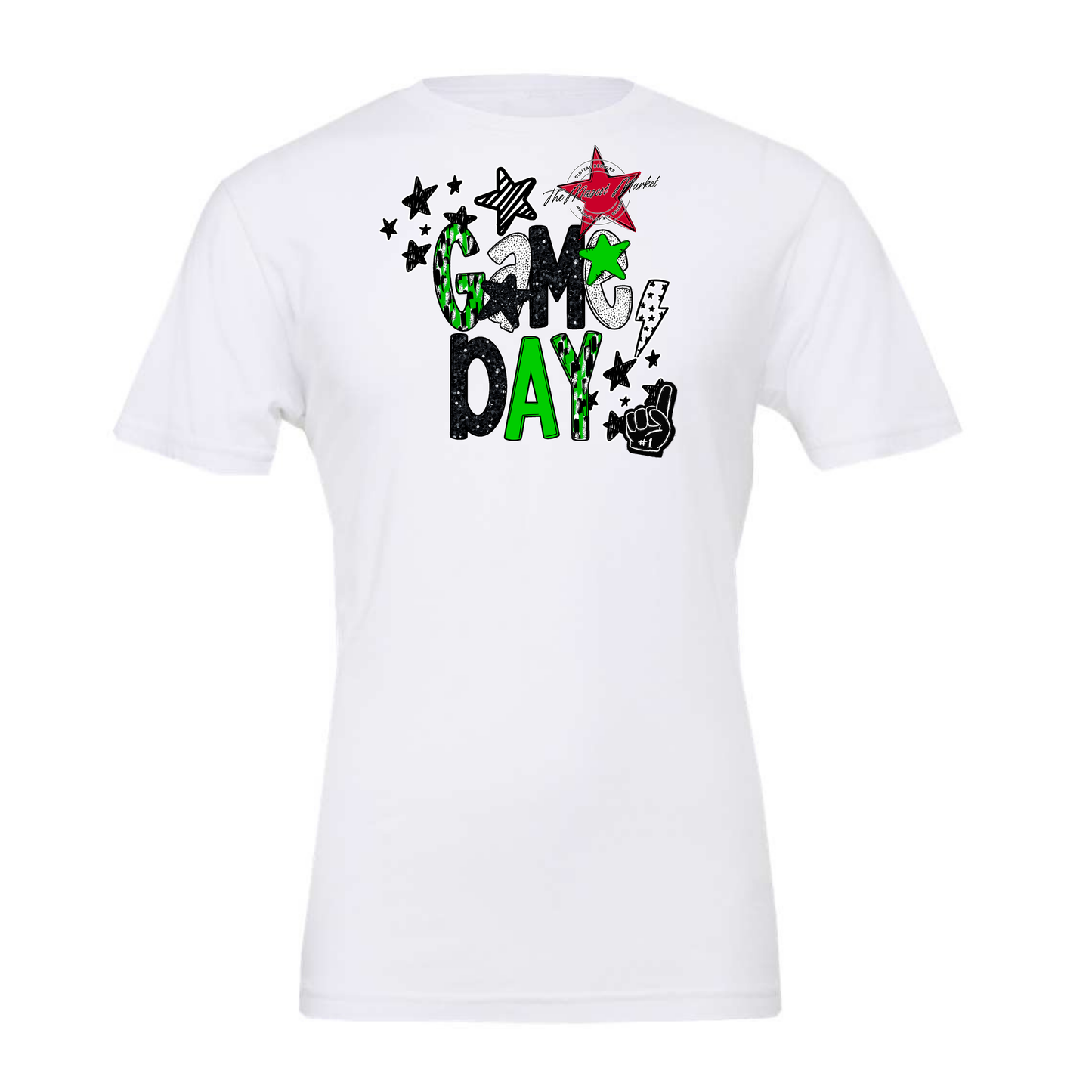 Game Day Scrape Design-Bright Green