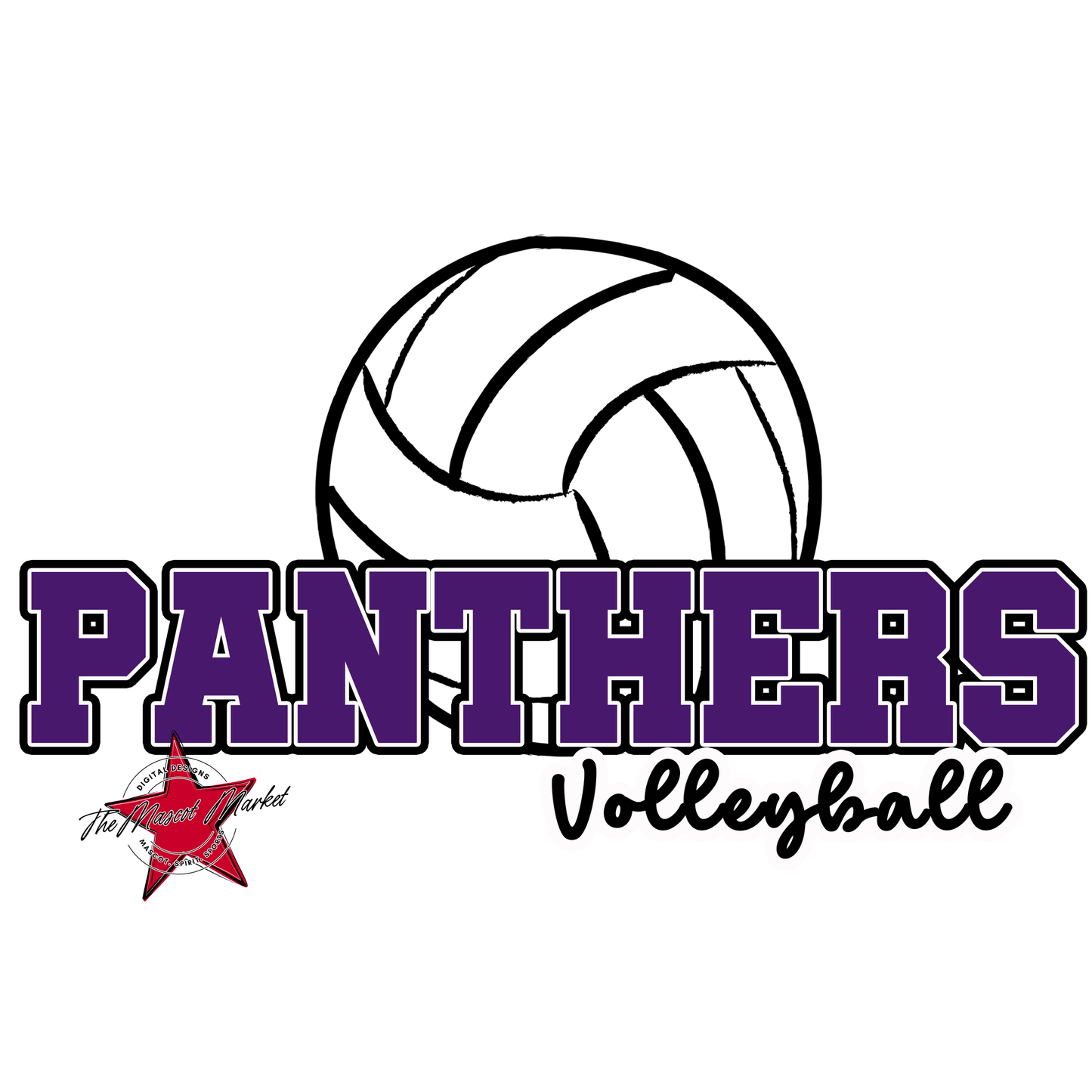 Panthers Varsity Volleyball-Purple