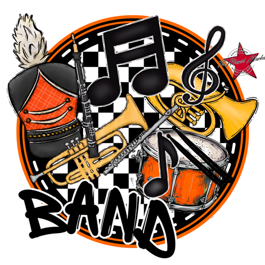 Circle Band Design-Orange