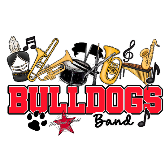 Bulldogs Varsity Band-Bright Red