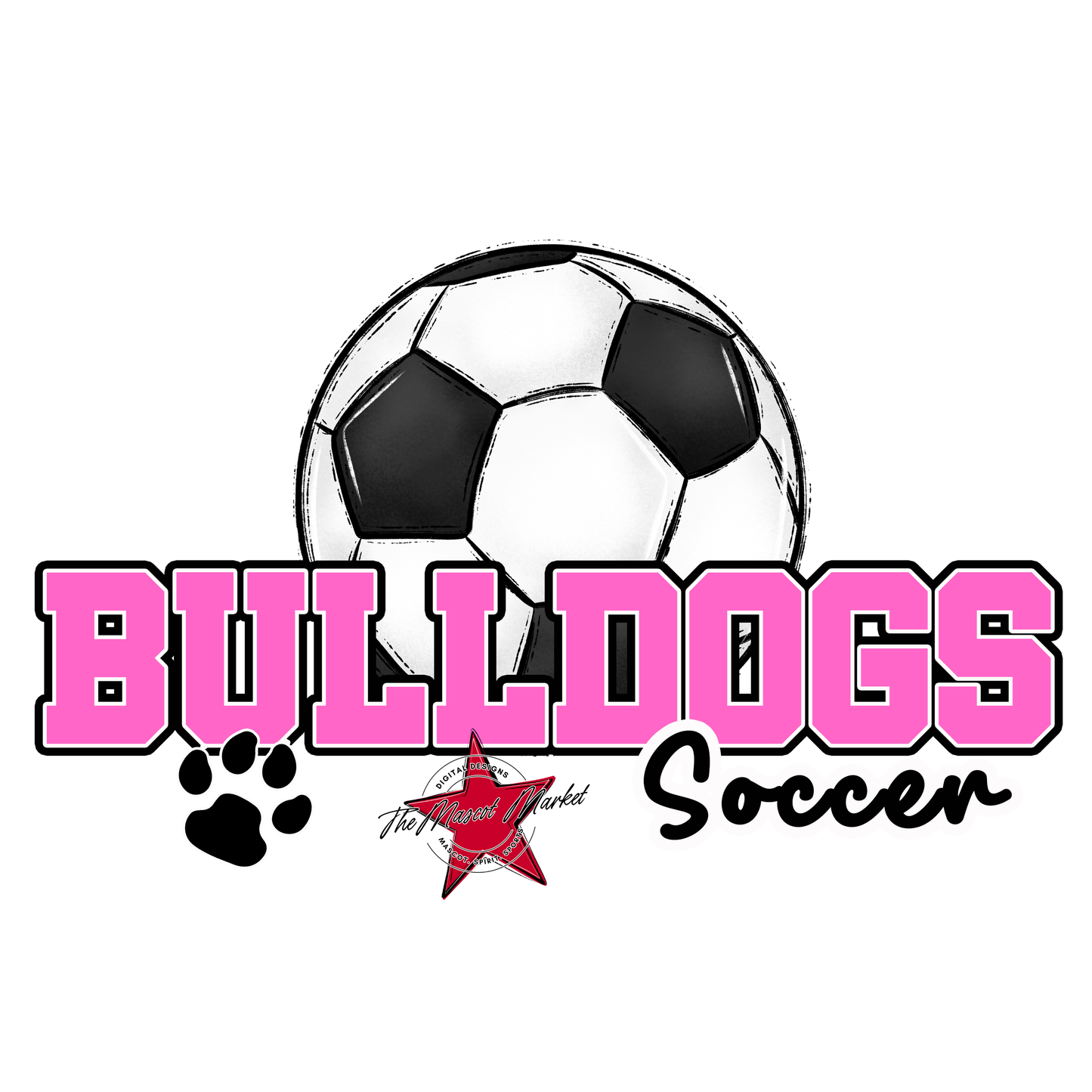 Bulldogs Varsity Soccer-Baby Pink